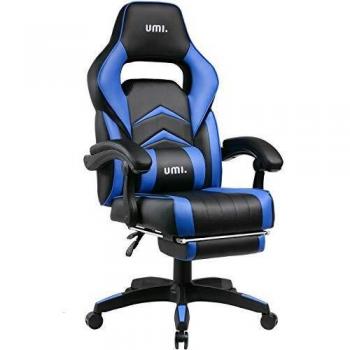 Umi. Essentials Gaming Silla Silla ergonómico Ordenador con reposapiés Acolchado