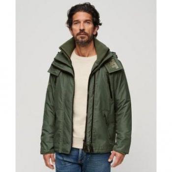 Chaqueta cortavientos Mountain SD verde para hombre, ideal para actividades al aire libre