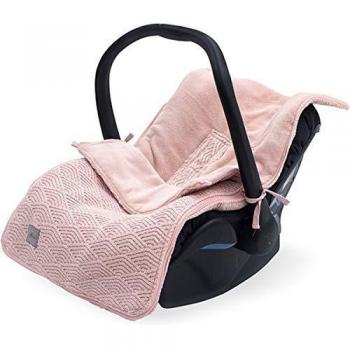 Jollein 025-811-65286 River Knit - Saco para silla de bebé, color rosa