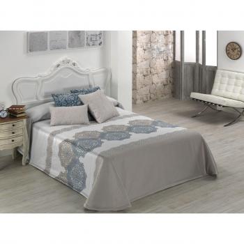 Textilia Madeira - Edredón para Cama de 180 cm, 270 x 270 cm, Color Azul