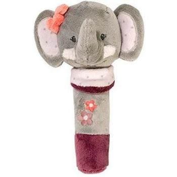 Nattou NA424127-Alfombras de juego y gimnasios, color sonajero de agarre elefante adèle
