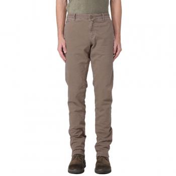Jacob Cohen Brown Cotton Jeans & Pant - W33 Slim Fit Hazelnut Chino Trousers