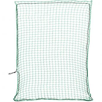 Red de remolque con cuerda elástica PP verde 3x2,5 m