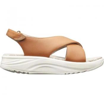 Sandalias de Mujer Joya Lisbon Negras Cuero Auténtico Cómodas Forro Suave