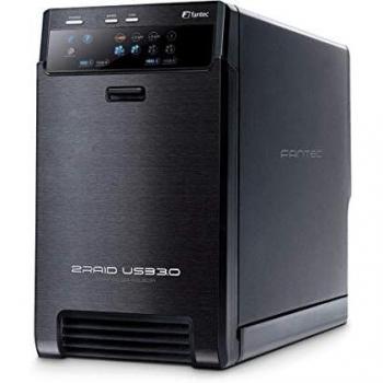 FANTEC QB-X2US3R - carcasa externa para el montaje de 2 discos duros de 8,89 cm