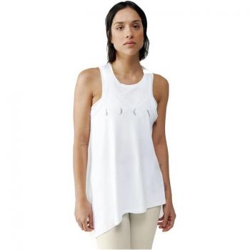 Camiseta Born Living Yoga Asya sin mangas blanca para mujer - S-M