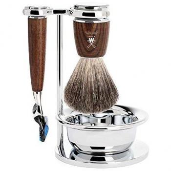 Set de Afeitado Mühle RYTMO con Brocha de Tejón Puro y Maquinilla Gillette® Fusion™