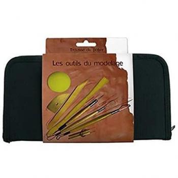 Kit de Herramientas de Modelado en Madera - Estuche de 8 Piezas