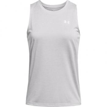 Under Armour Women's Tech Twist Sleeveless Fitness T-Shirt - Grey, XL