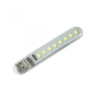 Pinzhi Lámpara Led De Alimentación Móvil Usb 8 Leds Lámpara Led De Iluminación Pequeña Luz De La Noche De La Computadora