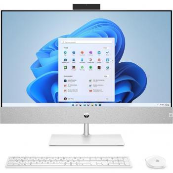 HP Pavilion 27-ca2062ns All-in-One Desktop PC with Intel Core i7, 16GB RAM, 1TB SSD, Nvidia GeForce RTX3050 4GB, 27-inch Display, Windows 11