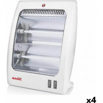 Calefactor Eléctrico Básico para Hogar 800 W (4 Unidades)