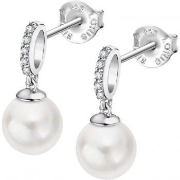Pendientes Lotus Silver LP3478-4/1 Pearls de Plata con Perla y Circonitas para Mujer