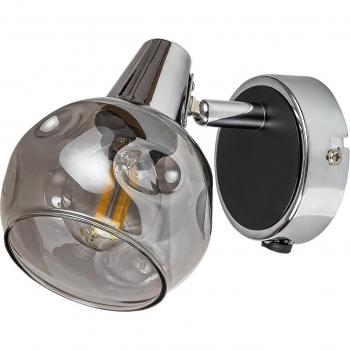 Lámpara Spot E14 Cristal Cromado con Interruptor Basculante IP20 Tamara 1x40W Rabalux