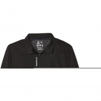 Reebok Wor Supremium 2.0 1/4 Zip Sudadera con Cremallera, Mujer, Negro