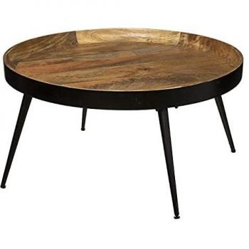 Mesa Baja Siwan 70 x 40 cm - Madera de Manguier y Metal