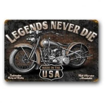 Custom welcomeretro estilo motocicleta al aire libre/para interiores Felpudo diseño machine-wahable neopreno de goma Felpudo 23,6 x 39,88 cm