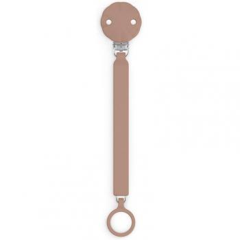 Pinza chupete Suavinex Wonder, broche para chupete, color Raw Umber, recomendado desde 0 meses, incluye 1 unidad