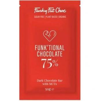 Funky Fat Foods Chocolate Negro Keto 10x50g