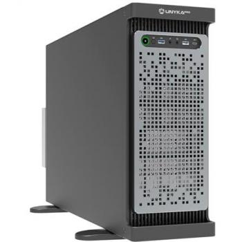Caja Rack 19 WS-SR630 4U Workstation Dual Form IDC Negra/Plata con Asas de Aluminio, Compatible con Refrigeración Líquida 360, 8 Bahías Internas de 3.5