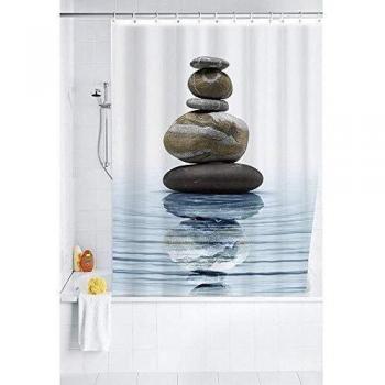 Cortina baño poliester 180x200 meditacion