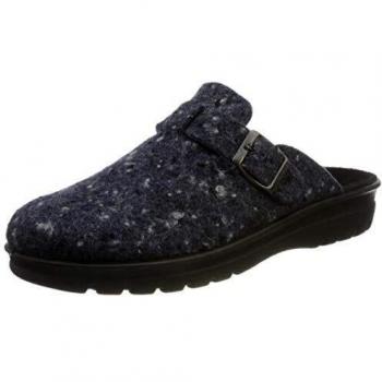 Zapatilla de casa para mujer Westland Metz 390 en lana natural con hebilla