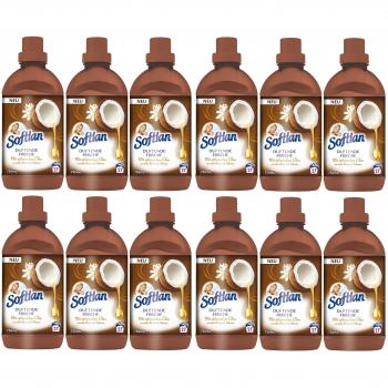 softlan Coco & Bouquet Flor Blanca de aromas Suavizante concentrado 12 x 750 ml
