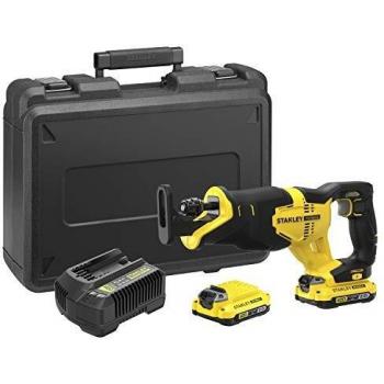 Sierra recíproca Stanley 18V V20 con 2 baterías de 2,0Ah modelo SFMCS300D2K