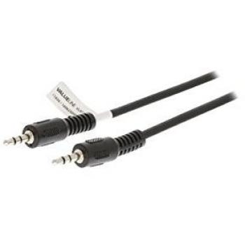 Valueline Cable de audio estéreo de 3.5 mm macho - 3.5 mm macho 1.50 m negro