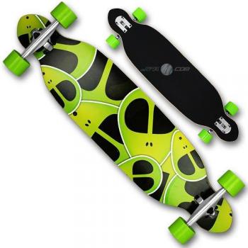 XQ Max Unisex cm Longboard invasión alienígena, verde