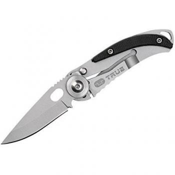 True Utility SkeletonKnife Navaja, Taschenmesser Skeleton, Chrome, TU571, Negro, Talla Única