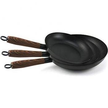 Set de 3 Sartenes, Aluminio Fundido con Antiadherente Tricapa Libre de PFOA, para Todo Tipo de Cocinas Incluida Inducción y Vitrocerámica, Aptas para Lavavajillas