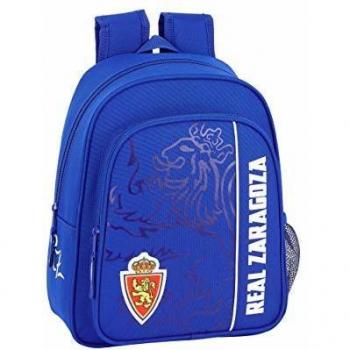 Mochila Escolar Real Zaragoza Adaptable a Carro 33x27x10 cm Poliéster Safta 611946524