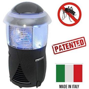 Insecticida eléctrico con luz LED y aspiración Star-Zan 1000m² IP63