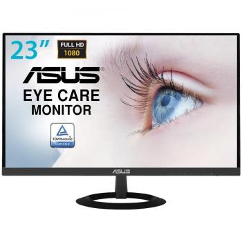 Monitor ASUS VZ239HE Ultrafino de 23 Full HD IPS LED, Resolución 1920x1080, Antiparpadeo, HDMI y VGA - Negro