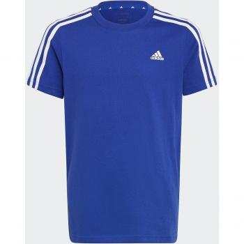 Adidas Essentials 3-Stripes Kids' T-Shirt Blue/White