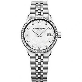 Reloj de Cuarzo Raymond Weil Freelancer Ladies, 67 Diamantes, Madre Perla, 29mm