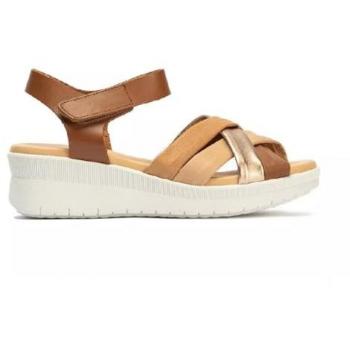 Sandalia Cuña Pitillos 5540 Beige Mujer Talla 37
