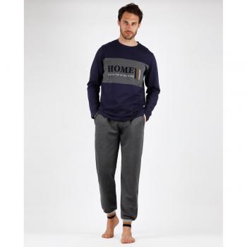 Pijama largo de hombre Admas - color azul marino