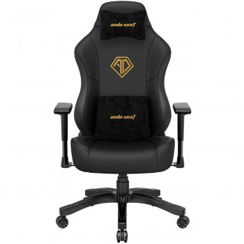 AndaSeat Phantom 3 Series Premium Office Gaming Chair L - Elegant Black Premium PVC Leather
