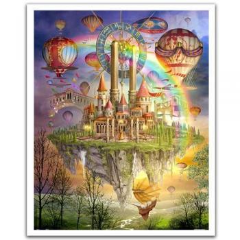 Pintoo Tarot Town 2000-Piece Puzzle by Ciro Marchetti