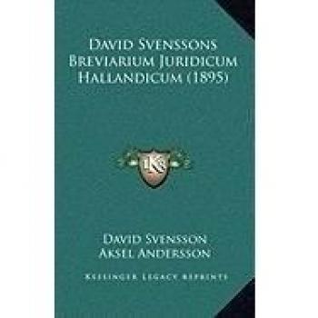 David Svenssons Breviarium Juridicum Hallandicum