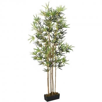 Árbol de bambú artificial con 1104 hojas verde 180 cm