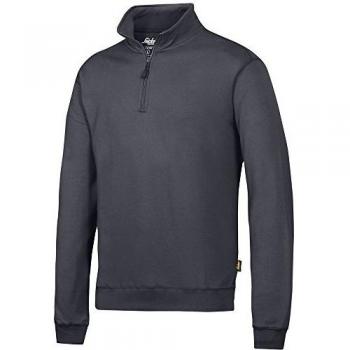 Snickers Workwear Sudadera Con Media Cremallera 2818 Gris Acero Talla M
