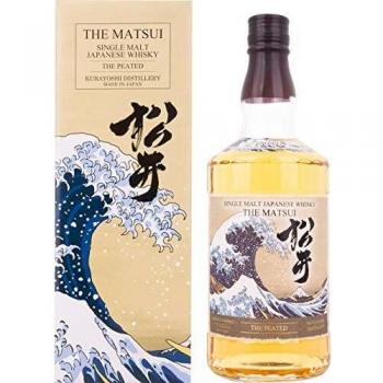 Matsui Single Malt Whisky Peated - Whisky japonés, sabor ahumado, edición limitada