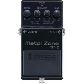 BOSS MT-2-3A – Edición limitada por el 30.º aniversario en negro – Pedal de efectos para guitarra y bajo Metal Zone. Legendario pedal de distorsión
