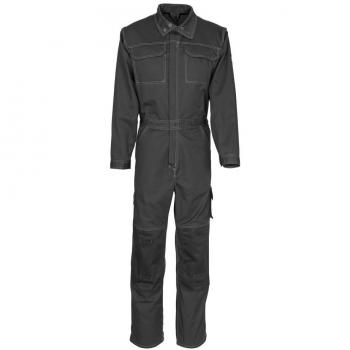 Mono Akron Mascot® Industry con Rodilleras y Bolsillos para Rodillas, Talla XS, Color Negro
