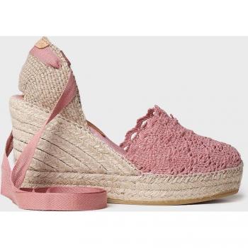 Alpargatas de cuña MARTINA - Diseño exclusivo con cintas entrelazadas