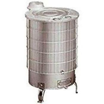 Theca 6500054 Estufa mixta, salida vertical pintada, número 4, plata