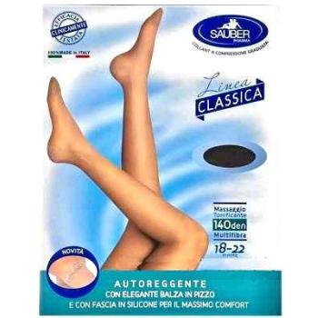 Sauber Mesh Media 140Den Micromesh Talla 3 Negro 1 Par